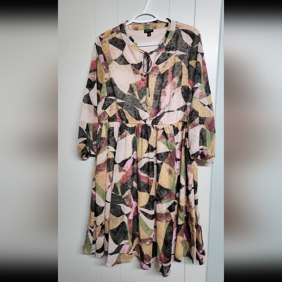 Torrid Geometric Dress - Picture 2 of 7
